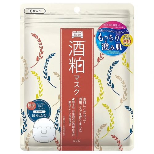 PDC WAFOOD Sake Brightening Mask 10pcs