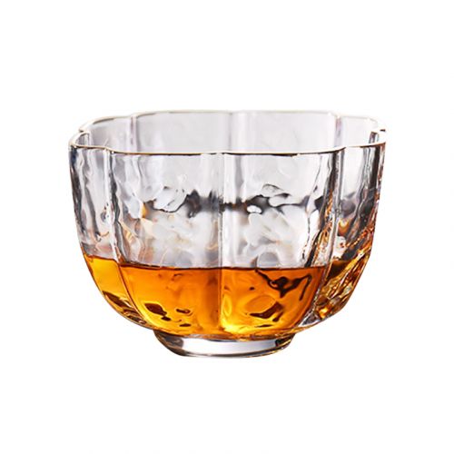 NESTLADY Japanese style golden edge plum blossom tea cup