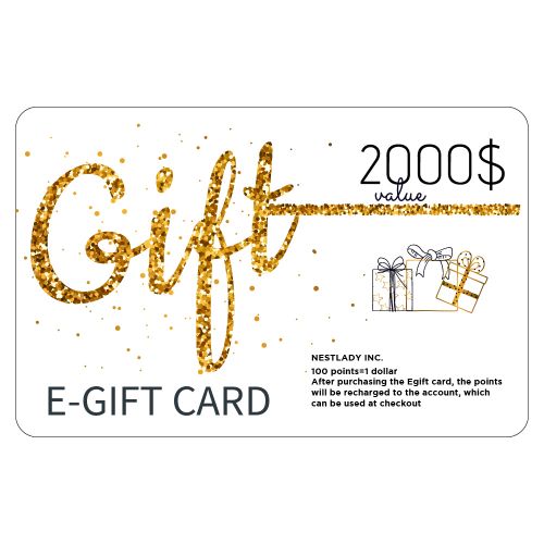 NESTLADY EGift Card Value $2000