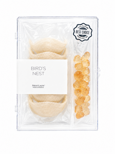 NestLady 5A Premium Java Island Bird's Nest (50g) — "Distant Mountain" Shaped Whole Swallow Cups