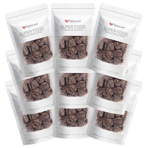 NESTLADY Japanese Dried Sweet Seedless Plum 9 packs 45g/pack - 100% Natural healthy snacks suitable for everyone seedless plum