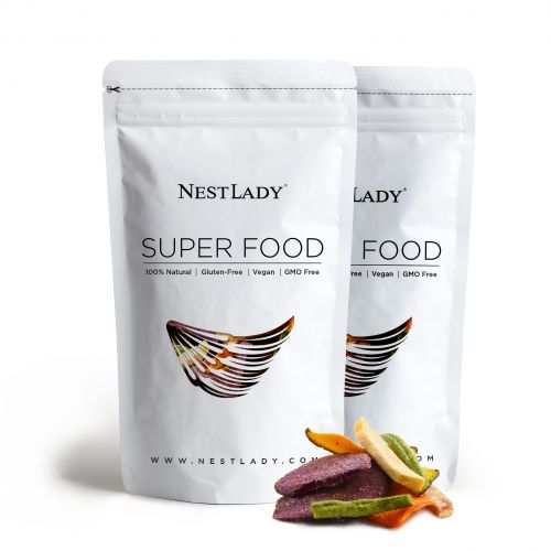 NESTLADY Vegetable Chips 190g 2 Bags