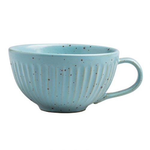 NESTLADY Sky blue handle bowl