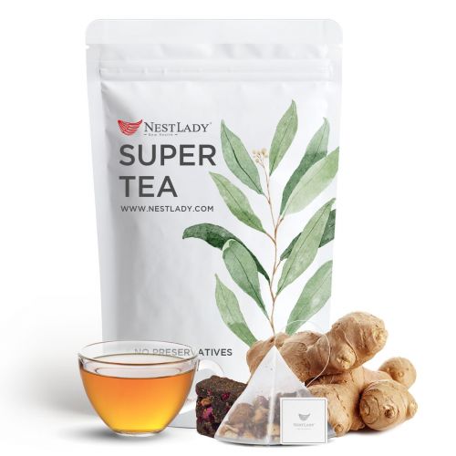 NESTLADY Brown Sugar Ginger Tea Warm Healthy Nourishing Tea Bags 18 Bags180g