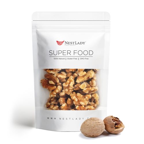 NESTLADY Raw Walnuts 130g | California Nuts|No Shell | Resealable Package Fresh | Non-GMO | No Preservatives | shelled