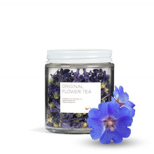 NESTLADY Blue Mallow Flowers 5g - 100% Nature Dried leaf Dried flower Herbal tea - Grown and harvested in Germany