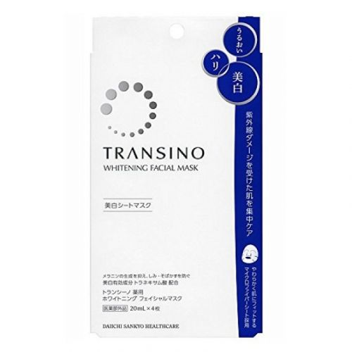 DAIICHI-SANKYO TRANSINO Whitening Facial Mask 4 Sheets