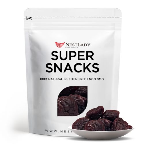 NESTLADY Perilla Flavor Plum 105g - Sweet and Sour, healthy snacks, 100% Natural, NON GMO, Vegan, Resealable bag