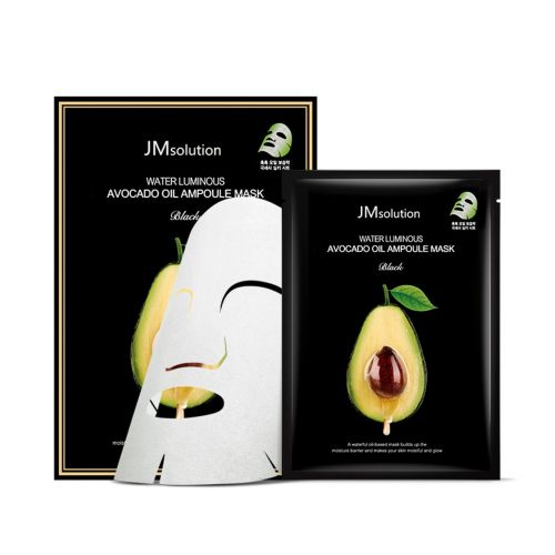 JM Solution Water Luminous Avocado Oil Ampoule Mask 10 Sheets